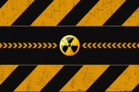 Image of a radiation symbol