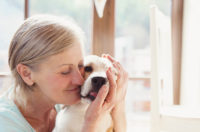 Image of woman with dog